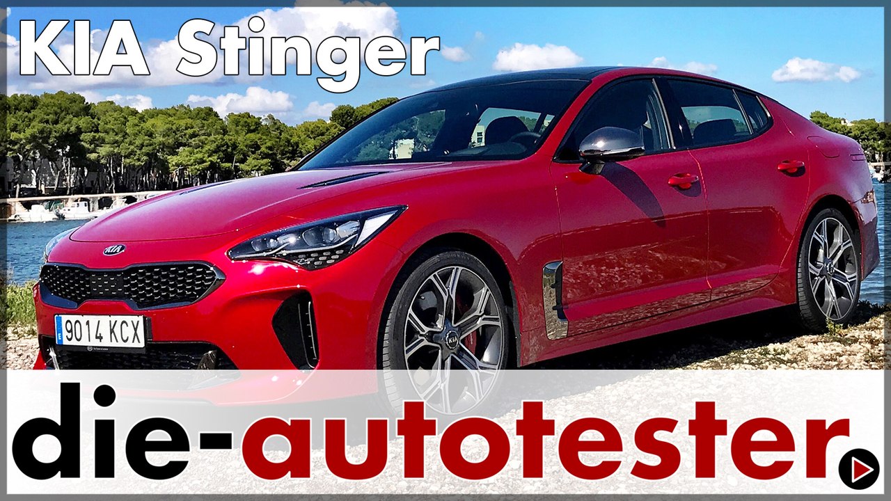 KIA Stinger GT 3,3 l V6 TwinTurbo Test & Fahrbericht