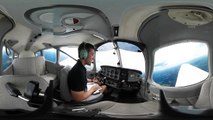 360 Flight Vlog - Samsung Gear 360 Cockpit Flying