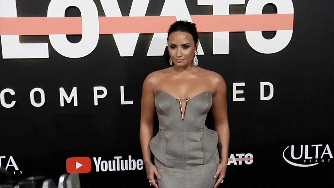 Demi Lovato 'Simply Complicated' YouTube Premiere Red Carpet