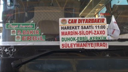 Diyarbakır Erbil ve Süleymaniye'ye Uçuşların Askıya Alınmasıyla Otübüslere Rağbeti Artırdı