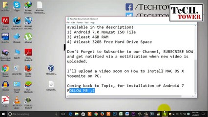 Installing Android 7.0 Nougat on Windows 10 using VirtualBox - TECH TOWER