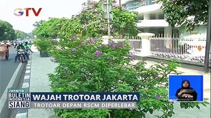 Trotoar di Jakarta Masih Penuh PKL