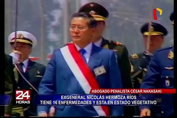 Cesar Nakasaki inicia campaña para liberar a ex general Nicolas Hermoza Ríos