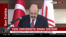 #CANLI YÖK Başkanı Yekta Saraç yeni üniversite sınav sistemini açıklıyor