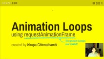 Animation Loops in JavaScript using requestAnimationFrame