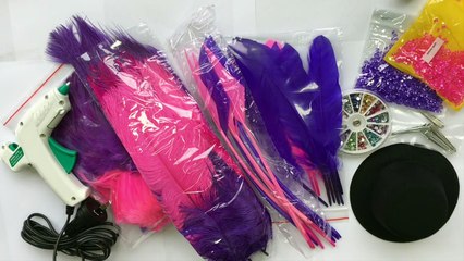 DIY Las Vegas ShowGirl Micro Hat ft Feather.com.au