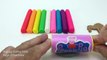 Learn Colors and Numbers Play Doh Modelling Clay Zoo Animals Peppa Pig Molds Fun & Creative for Kids