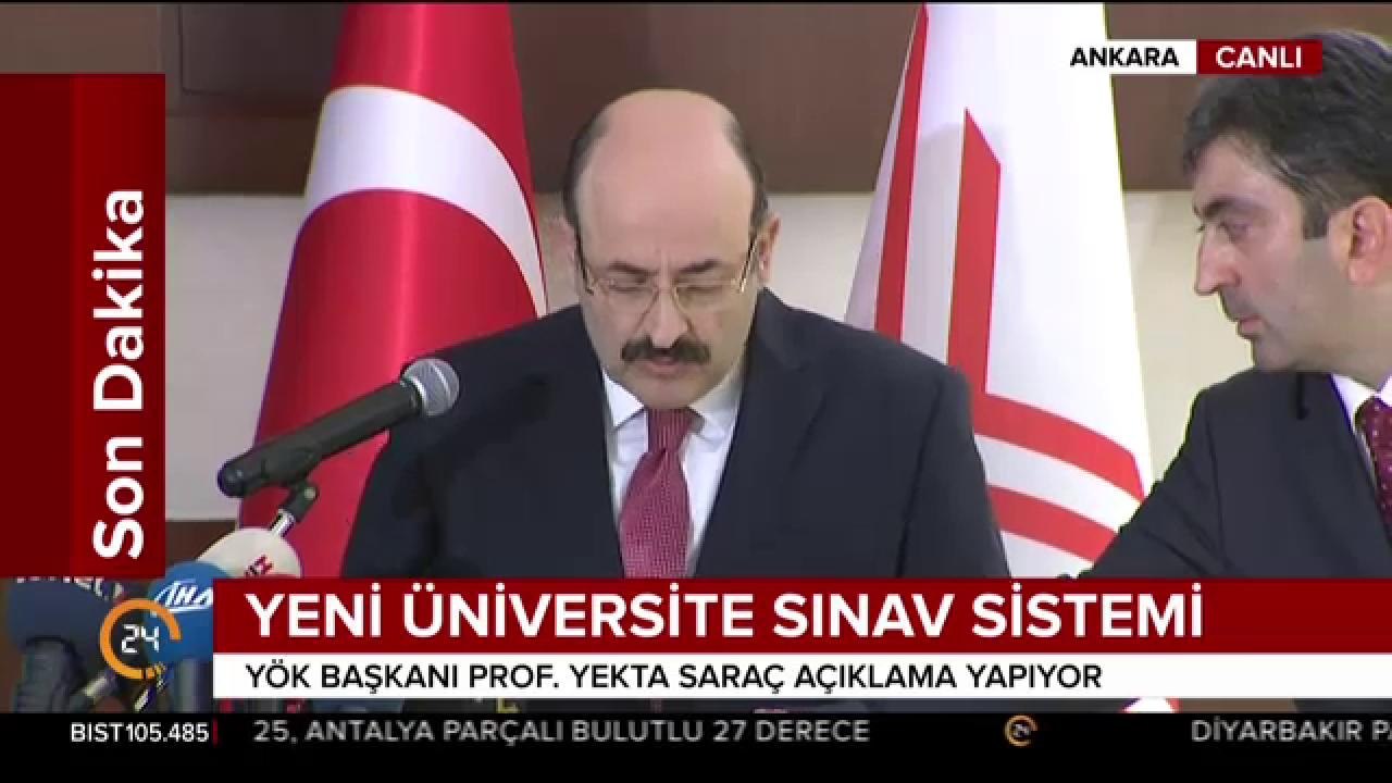 Yeni üniversite sınav sistemi açıklandı