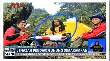 Jenazah Pendaki Gunung Dimakamkan