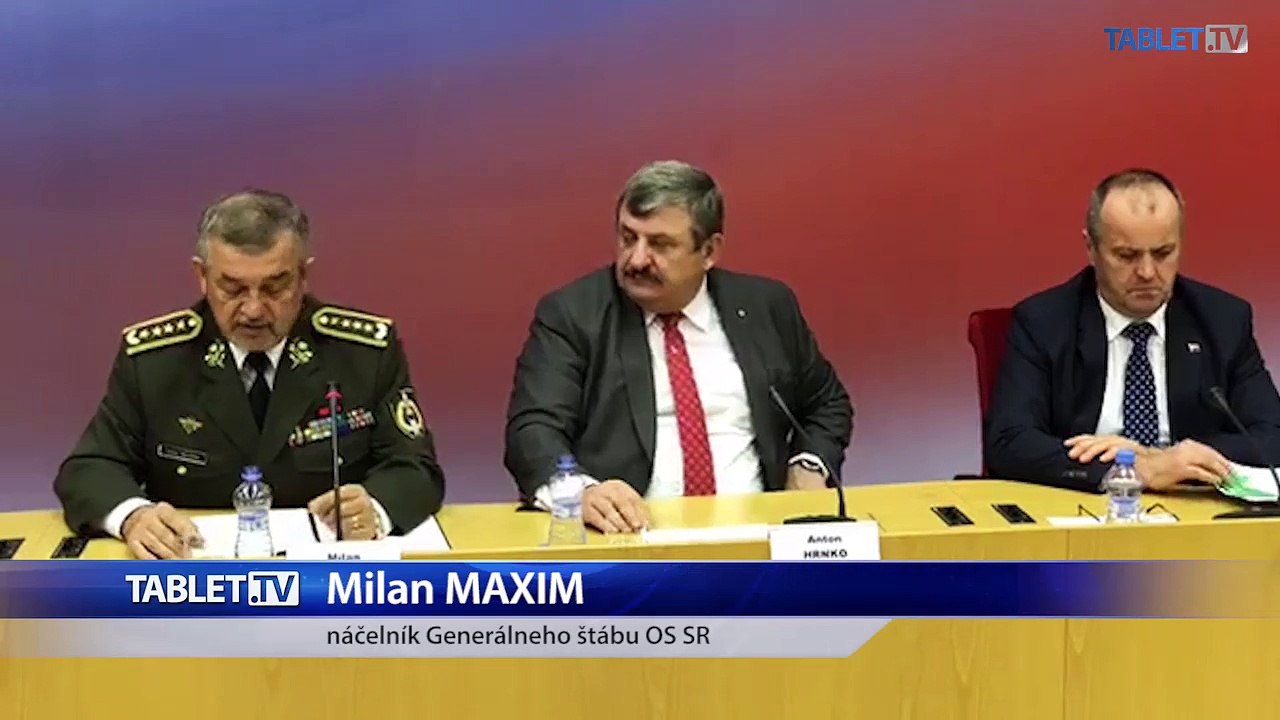 ZÁZNAM: Minister Gajdoš – Obrana a bezpečnosť nemôže byť predmetom politického hašterenia