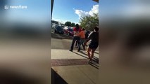 Fight outside Chicago Chuck E. Cheese