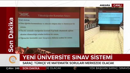 Yeni sınav sistemi