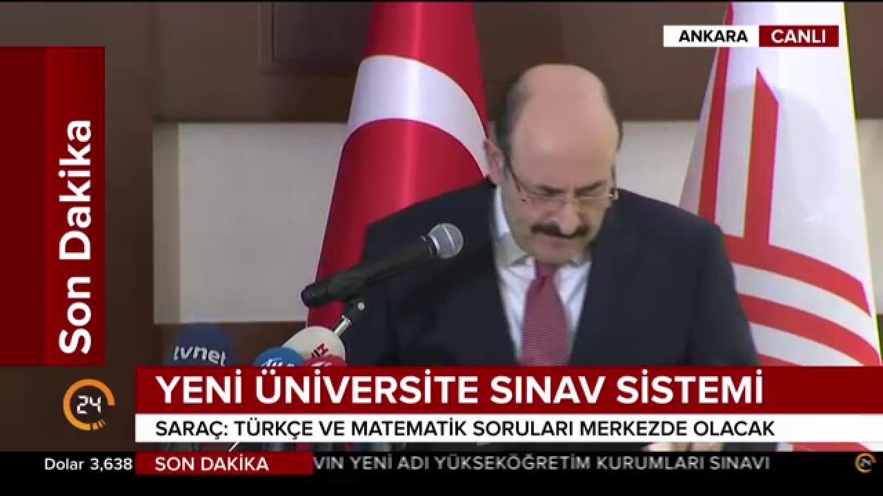 Yeni sınav sistemi