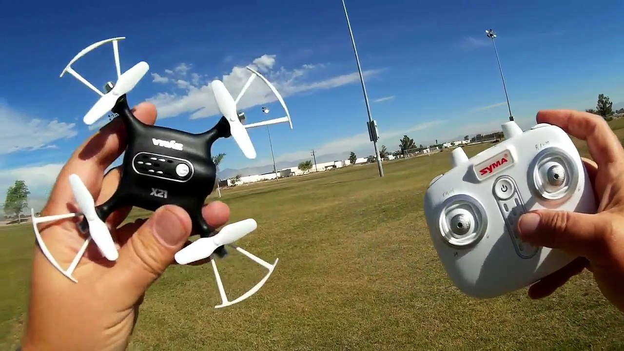 Syma X21 Altitude Hold Micro Drone Flight Test Review