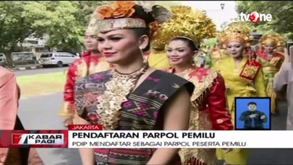 PDIP Mendaftar sebagai Parpol Peserta Pemilu di 2019