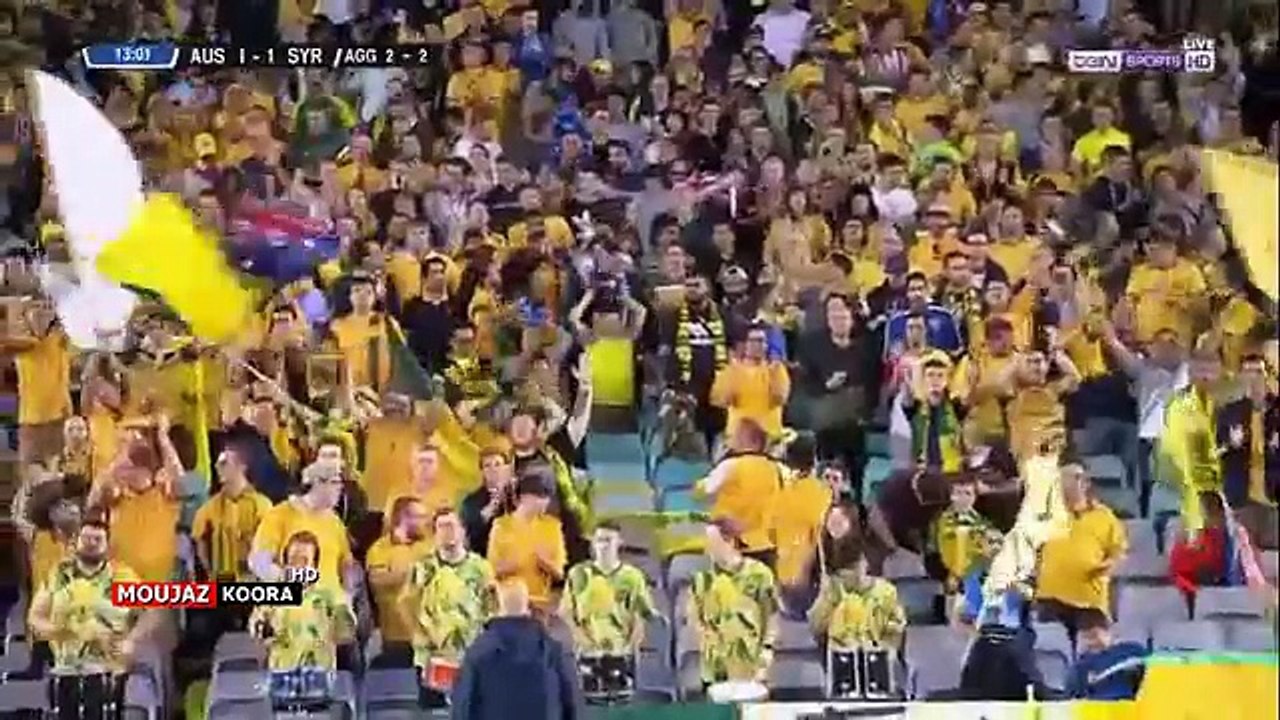 ملخص اهداف مباراة سوريا واستراليا [1 2 ][شاشة كاملة ]  تصفيات كأس العالم