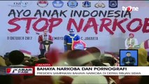 Presiden Sampaikan Kepada Anak-anak Indonesia Berani Tolak Bahaya Narkoba dan Pornografi