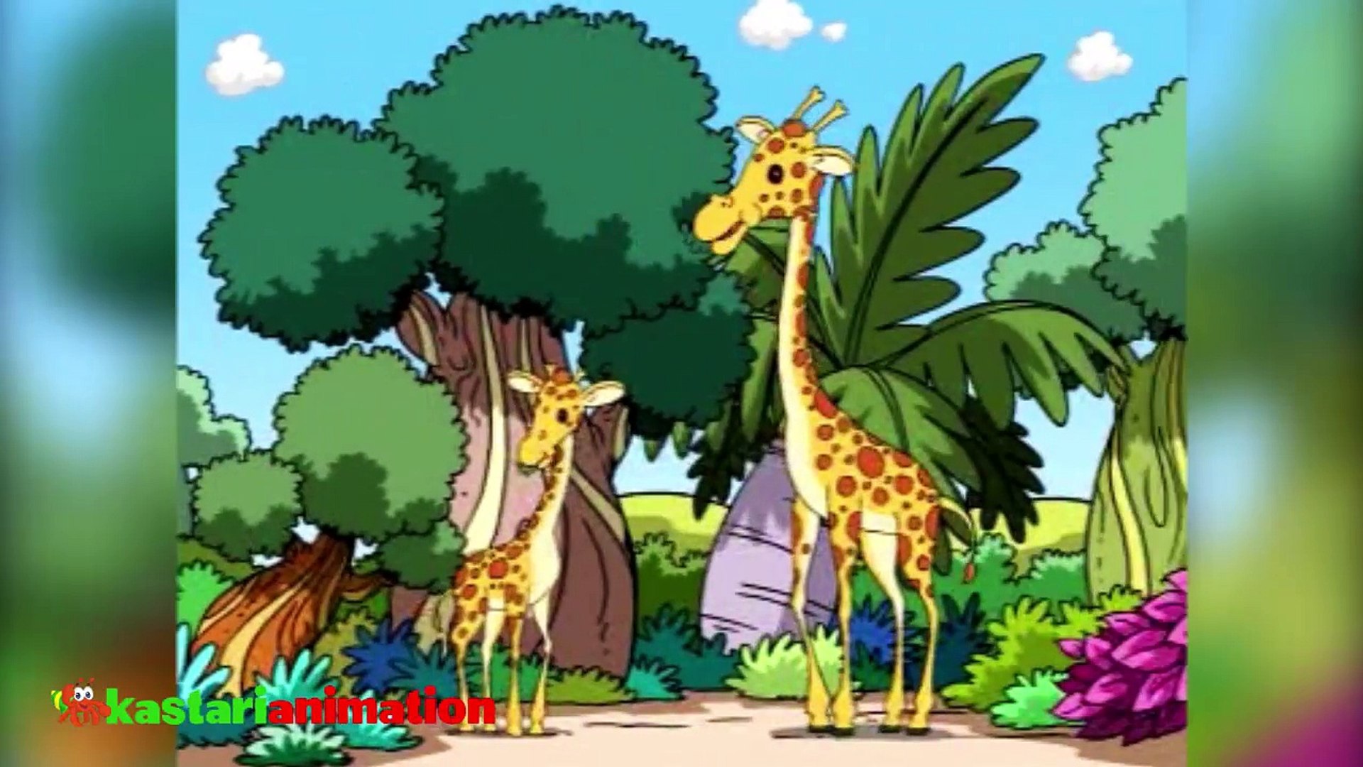 Kutahu Nama Binatang Jerapah Harimau Gajah Kastari Animation