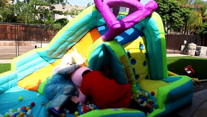 ELSA & PEPPA PIG vs JEALOUS MINNIE MOUSE Playing Prank in Real Life - Funny Movie for Kids