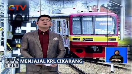 Antusiasme Warga Jajal KRL Cikarang