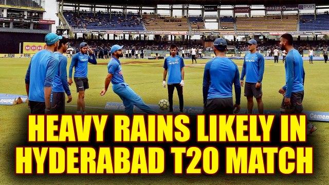 India vs Australia 3rd ODI : Hyderabad may witness heavy rains during match | Oneindia News