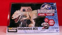Jurassic World Indominus Rex ZOOMER DINO vs Oynx, MiPosaur Robotic Dinosaurs Comparison   Toy Review