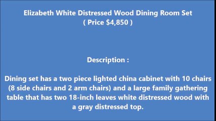 Dining Room Sets, Elizabeth Dining Set | Virginia, Maryland, New Jersey, Pennsylvania