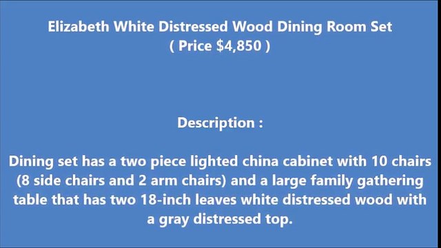 Dining Room Sets, Elizabeth Dining Set | Virginia, Maryland, New Jersey, Pennsylvania