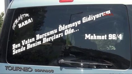 Asker Oğlundan Babaya Anlamlı Mesaj