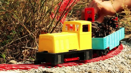 Мультик про машинки. Трактор, грузовичок, погрузчик, паровозик и кораблик. МанкитуМульт