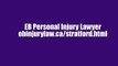 Injury Lawyer Stratford - EB Personal Injury Lawyer (800) 274-6109