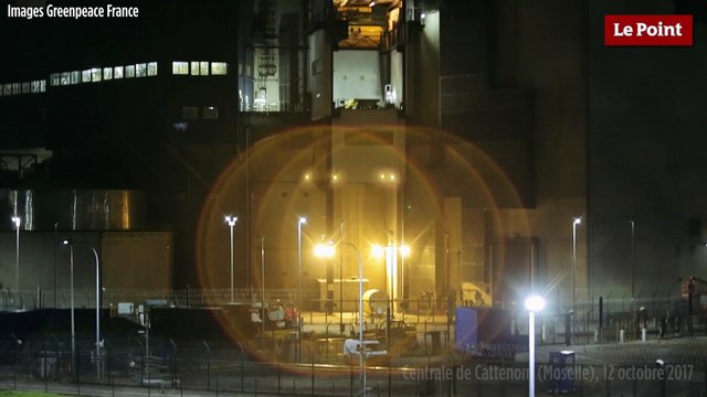 Nucléaire : Greenpeace tire des feux d'artifice dans une centrale nucléaire