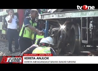 Kereta Pengangkut BBM Anjlok Hambat Jadwal Keberangkatan