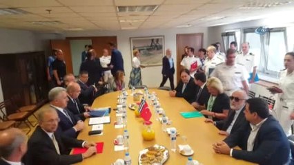 Bakan Arslan Atina'da- Bakan Arslan'dan Feribot Yasağı Açıklaması