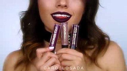 D Benoît Lip Swatches Video ft Ariana Grande - By Caro Losada