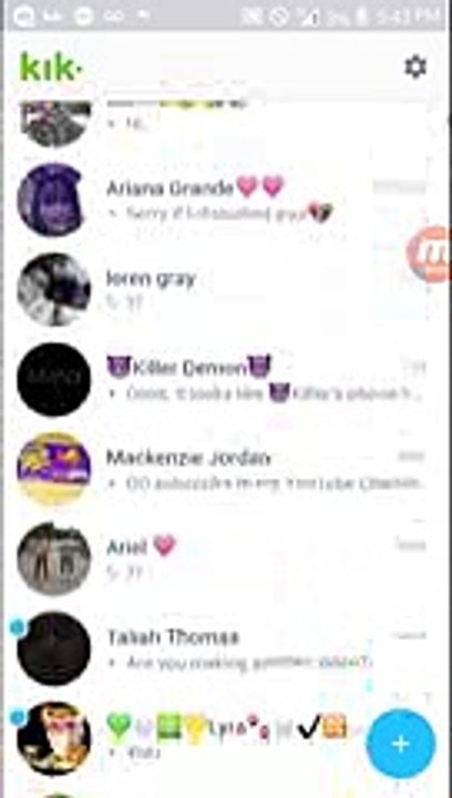 Fake Ariana grande kik 2