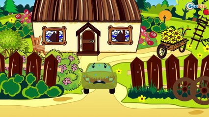 The Red Truck & his FRIENDS + 1 Hour kids videos compilation Vehicles Cartoons for children