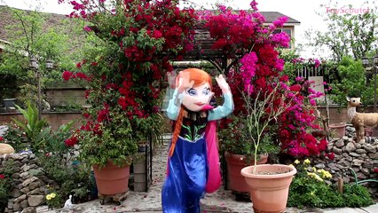 DEADPOOL Transforms SPIDERMAN into FRANKENSTEIN w/ Anna Minnie Mouse & Chase in Real Life