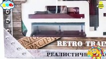Union Pacific Retro Train Set 2 Railway Station & Train Toys VIDEO FOR CHILDREN