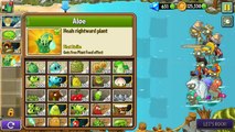 Plants vs Zombies 2 - Pinata Party 7/19/2016 | Kiwibeast and Aloe in Big Wave Beach