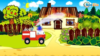 The Monster Truck and Racing Cars - The Big Race in the City of Cars Cartoons for Children
