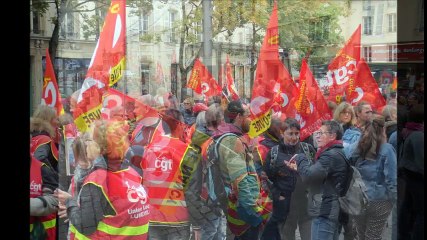 1 Manifestation Unitaire pour la défense de la fonction publique 10 Octobre  2017