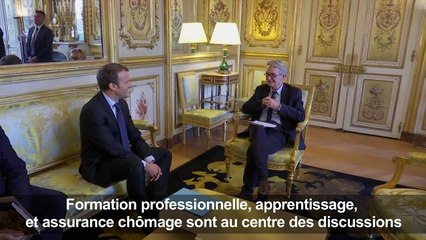 Les syndicats à l'Elysée: réaction de P. Martinez (CGT)