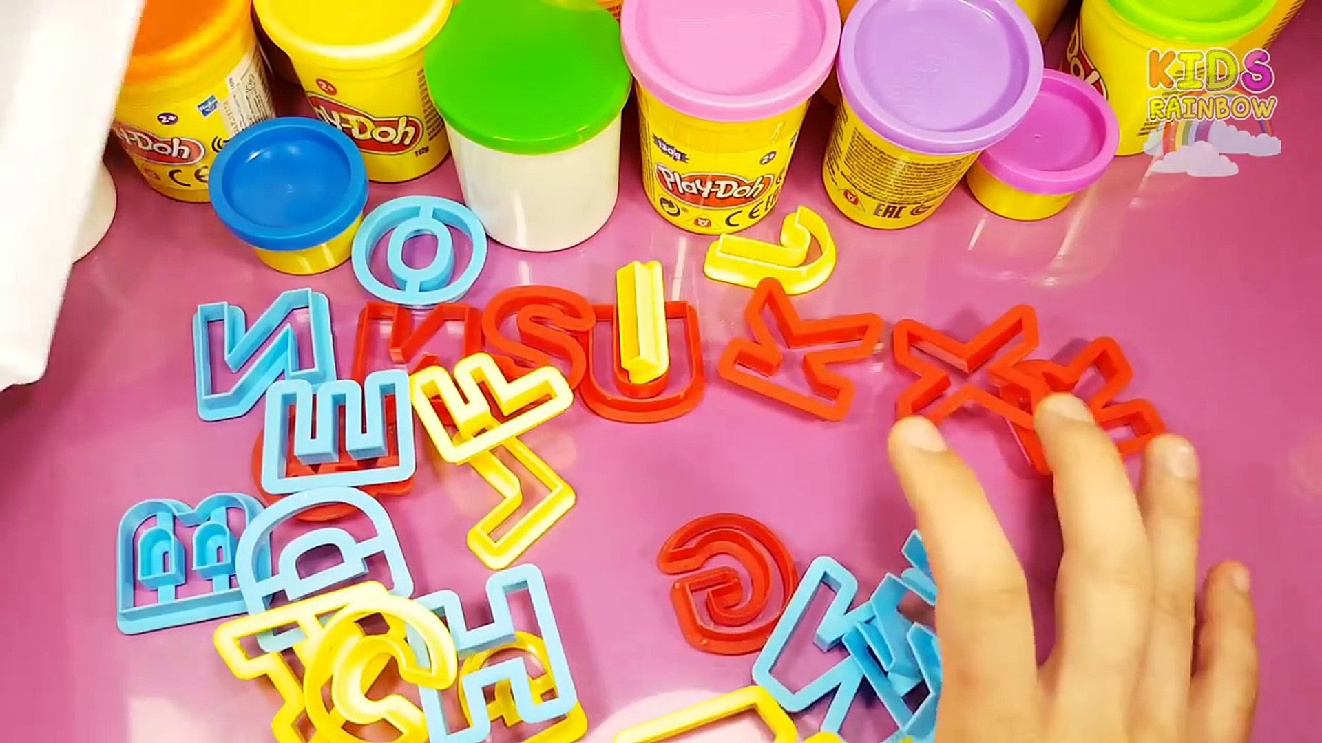 ABC Play Doh Clay Dough ABCD English Playdough Playdoh Alphabet Writing
