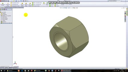 Attache caravane-TP3-Ecrou H M24 (modélisation volumique)