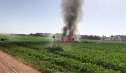 İspanya'da ulusal bayram kutlamasında uçak düştü