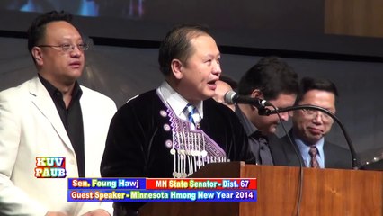 Sen. Foung Hawj Speaks At Hmong Minnesota New Year new - Peb Yuav Tsum Mus Ua Ke