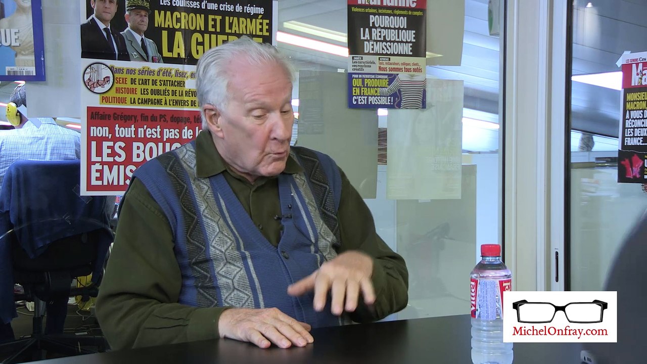 Michel Onfray : "Ça s'appelle le talion la violence défensive"