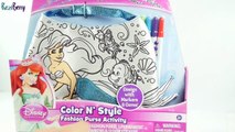 Princess Ariel color N style purse coloring ivity - Roziberry