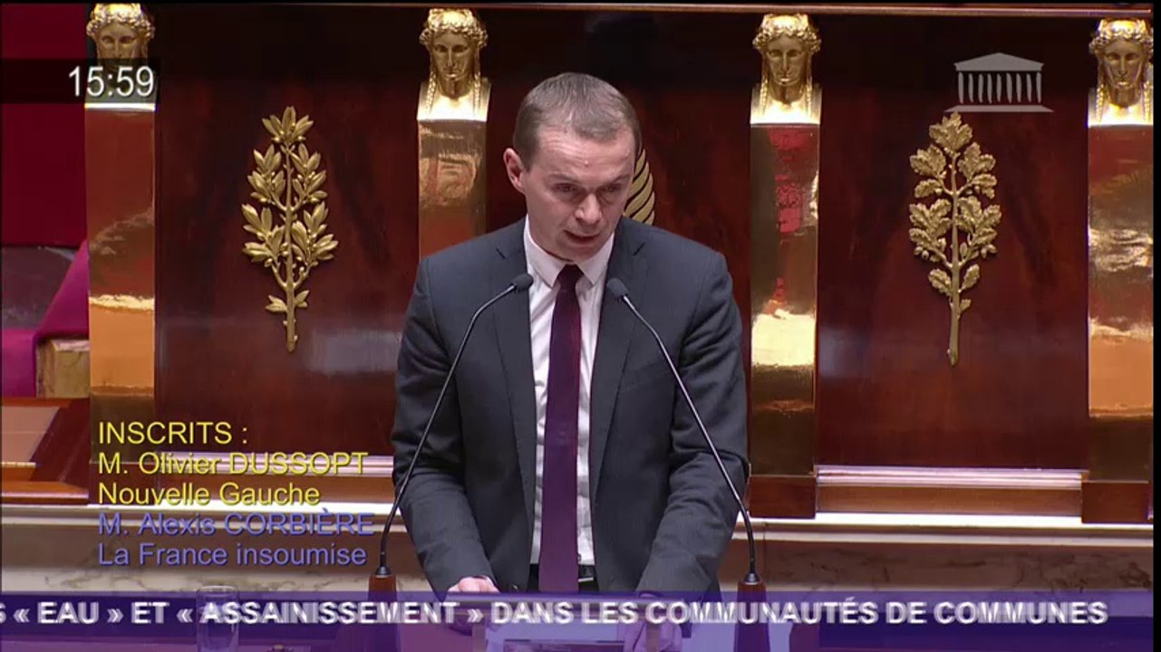 Intervention en séance publique le 12 octobre 2017 sur la proposition de loi relative au transfert des compétences "eau et assainissement" aux EPCI